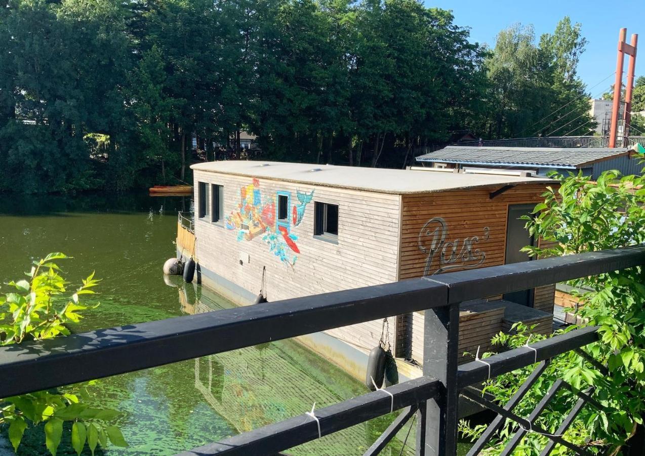 Bateau Appartement Sur L'Erdre Au Coeur De Nantes Buitenkant foto